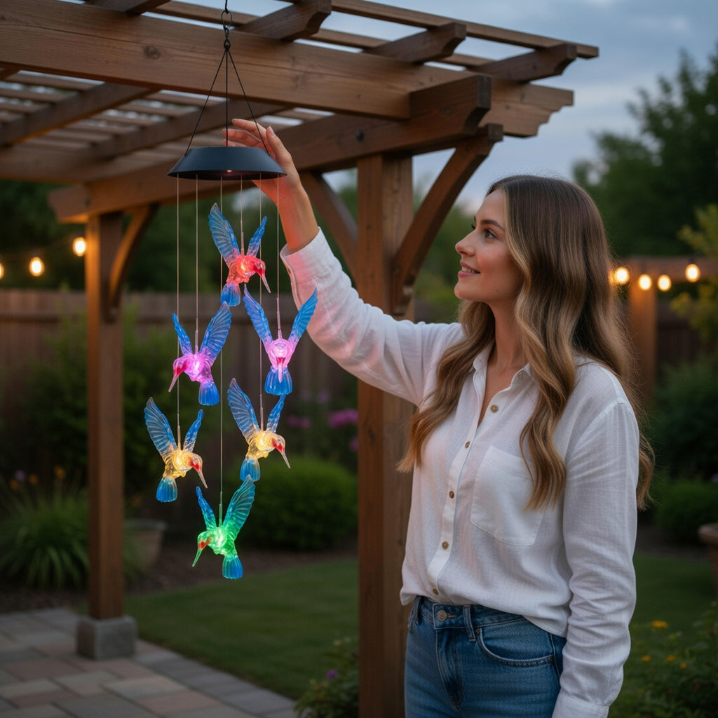 Warm glow on your porch every evening